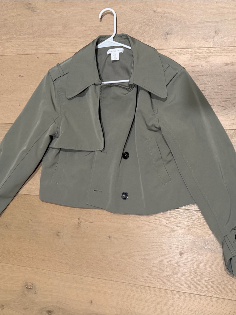 House of Harlow 1960 Olive Green Short Trench Coat